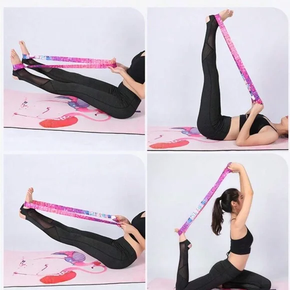 Adjustable Thick Yoga Mat Carrier Strap, Stretching Band For Mats - Picture 4 of 7